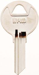 Hy-Ko 11010RO4 Key Blank, Brass, Nickel, For: National Cabinet Locks, Pack of 10