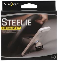 Nite Ize STCK-11-R8 Dash-Mount Kit, Black/Silver, Dash Mounting