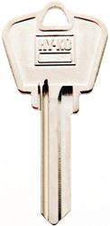 Hy-Ko 11010AR4 Key Blank, Brass, Nickel, For: Arrow Cabinet, House Locks and Padlocks, Pack of 10