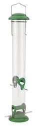 Stokes Select 38178 Wild Bird Feeder, 19 in H, 1.2 qt, Metal, Green, Polyester Powder-Coated