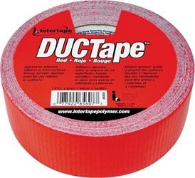 IPG 20C-R2 Duct Tape, 60 yd L, 1.88 in W, Polyethylene-Coated Cloth Backing, Red