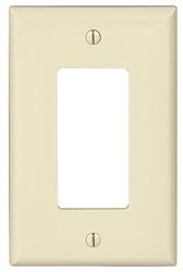 Eaton Wiring Devices PJ26LA Wallplate, 4.87 in L, 3.12 in W, 1 -Gang, Polycarbonate, Light Almond, High-Gloss, Pack of 20