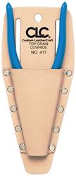CLC Tool Works Series 417 Plier/Tool Holder, 1-Pocket, Leather, Tan, 3-1/2 in W, 8-1/4 in H