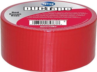 IPG 6720RED Duct Tape, 20 yd L, 1.88 in W, Polyethylene-Coated Cloth Backing, Red