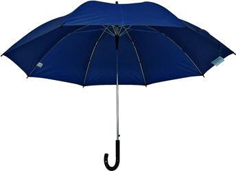 Diamondback Deluxe Rain Umbrella, Nylon Fabric, Navy Fabric, 27 in