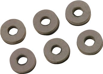 Plumb Pak PP805-32 Faucet Washer, 1/4 in, 9/16 in Dia, Rubber, For: Sink and Faucets, Pack of 6