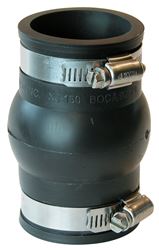 Fernco PXJ-150 Expansion Joint Coupling, 1-1/2 in, PVC, 4.3 psi Pressure