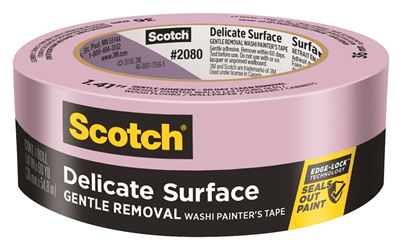 Scotch 2080-36EC Painters Tape, 60 yd L, 1.41 in W, Purple