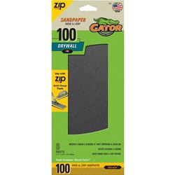 Gator 7157 Sandpaper, 10-1/2 in L, 4-1/2 in W, 100 Grit, Medium, Silicone Carbide Abrasive
