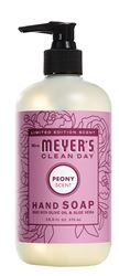 Mrs. Meyers 17108 Hand Soap, Liquid, Peony, 12.5 fl-oz Bottle