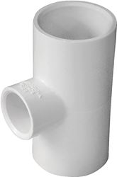 IPEX 435794 Reducing Pipe Tee, 1 x 1/2 in, Socket, PVC, White, SCH 40 Schedule