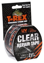 T-Rex 241535 Repair Tape, 9 yd L, 1.88 in W, Clear