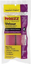 Whizz 51016 Roller Cover, 3/16 in Thick Nap, 6 in L, Velour Cover, Purple