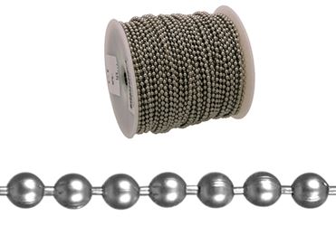 Campbell 0713627 Ball Chain, 36, 164 ft L, 11 lb Working Load, Chrome