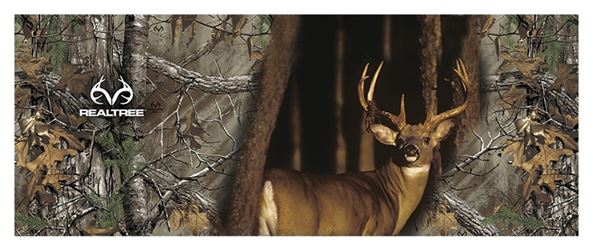 Realtree RT-TG-WT-XT Tailgate Decal, Whitetail with Realtree Xtra Camo, Vinyl Adhesive, Pack of 2