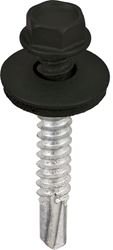 Acorn International SW-MM1412BK250 Screw, 1-1/2 in L, Hex Drive, Self-Drilling Point, 250 BAG