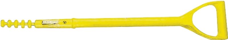 Link Handles 66776 Shovel Handle with Rivet, 27 in L, Fiberglass, For: D-Grip Hollow Back and Closed Back Shovels