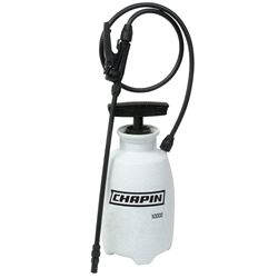 CHAPIN Lawn & Garden Series 10000 Compression Sprayer, 0.5 gal Tank, Poly Tank, 34 in L Hose, White