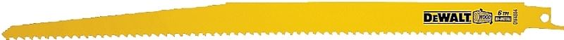 DeWALT DW4804 Reciprocating Saw Blade, 3/4 in W, 12 in L, 6 TPI