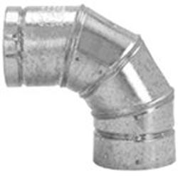 Selkirk 104230 Elbow, 4 in Connection, Galvanized Steel