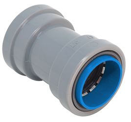 Southwire SIMPush 65083403 Conduit Coupling, 1/2 in Push-In, 1.41 in Dia, 2.32 in L, PVC