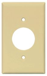 Eaton Wiring Devices PJ7LA Outlet Wallplate, 4.88 in L, 3.13 in W, Mid, 1 -Gang, Polycarbonate, Light Almond