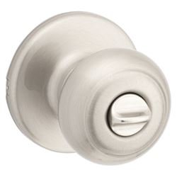 Kwikset 300CV 15 RCAL RCS Privacy Door Knob, Satin Nickel