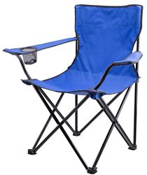 Seasonal Trends GB-7230 Camping Chair with Bag, 17-1/4 in L Seat, 19-1/4 in W Seat, Blue