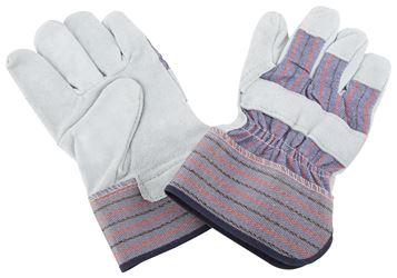 Diamondback SPAB Padded Gloves, For All Genders, One-Size, 10.25 in L, Shirred Wrist Cuff, 70% Leather & Fabric Back
