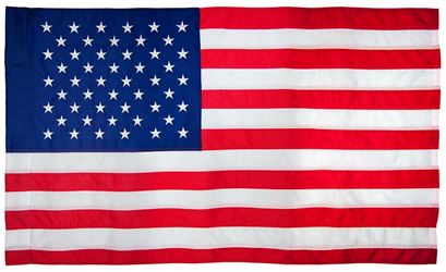 Valley Forge 60650 USA Flag, 2-1/2 ft W, 4 ft H, Nylon