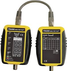 Sperry Instruments Cable-Test Series TT64202 Cable Tester, Black/Yellow