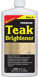 Star brite 815 Series 081532 Teak Brightener, Liquid, Characteristic, Clear, 32 oz