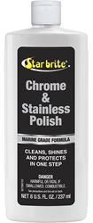 Star brite 827 Series 082708 Chrome and Stainless Polish, Liquid, 8 oz, Bottle