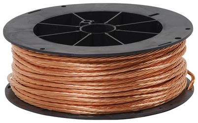 Southwire 6STRDX315BARE Electrical Wire, Stranded, 6 AWG Wire, 315 ft L, Copper Conductor