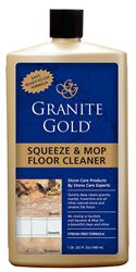 Granite Gold GG0046 Squeeze and Mop Floor Cleaner, 32 oz, Liquid, Lemon Citrus, Clear, Pack of 6