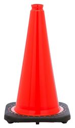 JBC Revolution RS RS45015C Traffic Safety Cone, 18 in H Cone, PVC Cone, Fluorescent Orange Cone