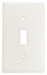 WALL PLATE TOGGLE 1GANG WHITE, Pack of 25