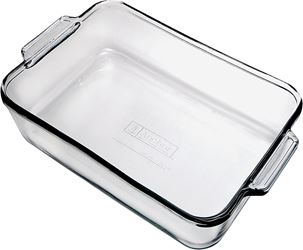 Oneida Oven Basics Series 819354OB11 Cake Pan, Square, 8 in OAL, Glass, Pack of 3