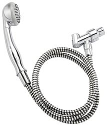 Plumb Pak K740CP Handheld Shower, 1.8 gpm, 1-Spray Function, Polished Chrome, 60 in L Hose