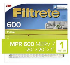 FILTER AIR POLLEN 20X20X1IN, Pack of 4