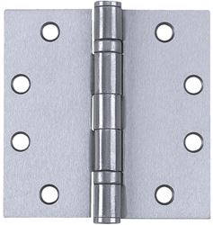 Tell Manufacturing H4545 Series HG100316 Square Corner Hinge, 4-1/2 in H Frame Leaf, 0.134 in Thick Frame Leaf, Satin