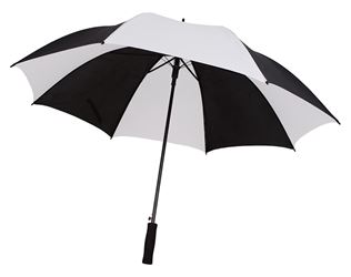 Diamondback Golf Umbrella, Polyester Fabric, Black/White Fabric, 29 in, Pack of 24