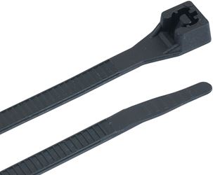 Gardner Bender 46-415UVB Cable Tie, Double-Lock Locking, 6/6 Nylon, Black
