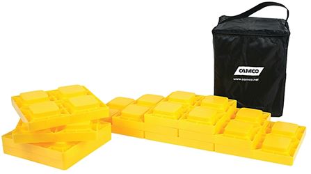 Camco 44505 Leveling Block, Plastic, Yellow