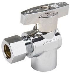 Southland 190-232HC Stop Valve, 3/8 x 1/2 in Connection, Compression x FIP, 125 psi Pressure, Brass Body