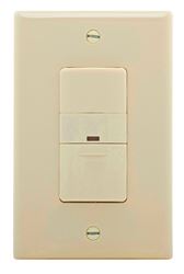 Eaton Wiring Devices OS306U-LA-K Motion Sensor Switch, 120 V, 1 -Pole, Motion Sensor, 180 deg Sensing, Light Almond