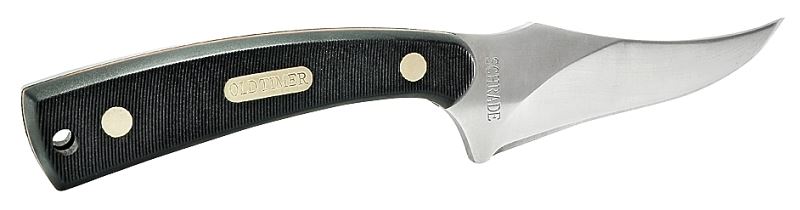 SCHRADE 152OT Blade Knife, 3.3 in L Blade, 0.14 in W Blade, 7Cr17MoV High Carbon Stainless Steel Blade, Black Handle