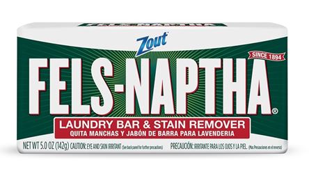 Zout Fels-Naptha 1975025 Laundry Bar and Stain Remover, 5 oz, Wrapped, Bar, Scented, Yellow
