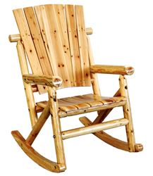 Leigh Country TX 95100 Aspen Single Rocking Chair, 29-1/2 in OAW, 44-1/2 in OAD, 35.43 in OAH, Wood