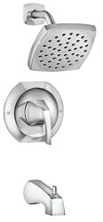 Moen Lindor Posi-Temp 82504 Tub and Shower Faucet, Single Function Showerhead, 1.75 gpm Showerhead, 1 Spray Settings